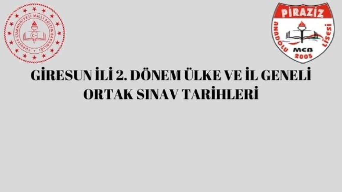 2024-2025 EĞİTİM ÖĞRETİM YILI 2. DÖNEM ÜLKE VE İL GENELİ SNAV TAKVİMİ YAYIMLANDI